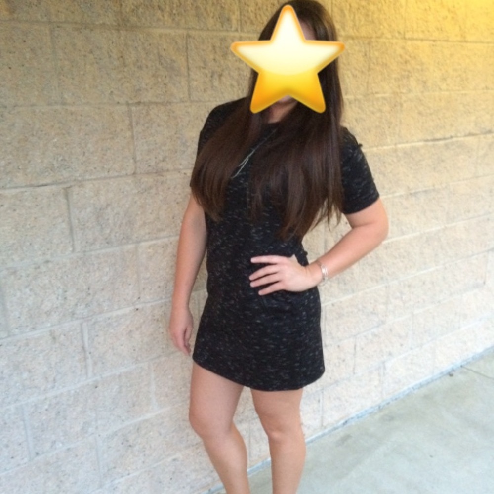 Black cocktail dress